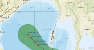 एक दिसंबर को चक्रवाती तूफान बनने की संभावना