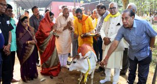 गौ माता की सेवा सबसे बड़ी सेवा - बड़चना विधायक अमर प्रसाद सतपथी