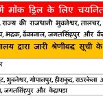 ओडिशा के इन 12 प्रमुख स्थानों पर 7 मई को होंगे मॉक ड्रिल
