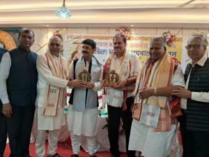 Grand welcome to the National President of All India Agrawal Conference