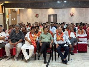 Grand welcome to the National President of All India Agrawal Conference