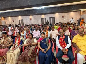 Grand welcome to the National President of All India Agrawal Conference