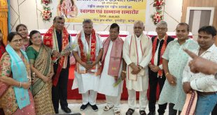 Grand welcome to the National President of All India Agrawal Conference