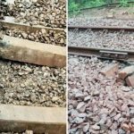 Railway tracks शहीद सप्ताह के दौरान माओवादियों ने उड़ायी रेल पटरी