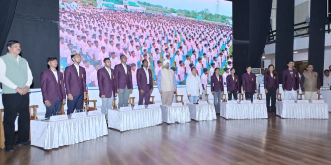 WUG-2025 में KIIT के पदक विजेता एथलीटों का हुआ सम्मान.